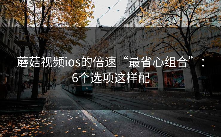蘑菇视频ios的倍速“最省心组合”：6个选项这样配