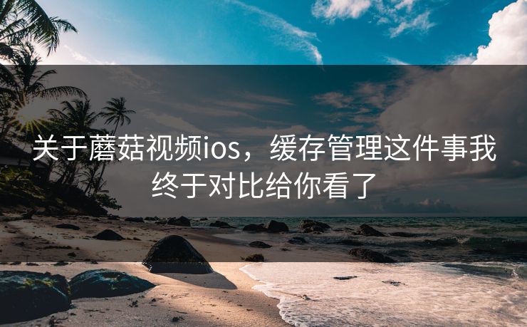 关于蘑菇视频ios,缓存管理这件事我终于对比给你看了 关于蘑菇视频ios,缓存管理这件事我终于对比给你看了